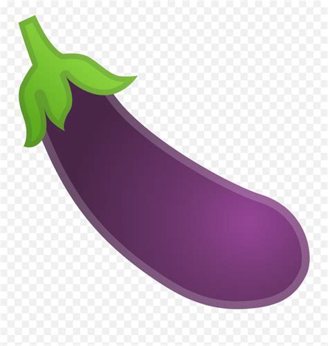 Beringela Emoji Png Um Longo Bulbosa Berinjela Roxa Eggplant Emoji