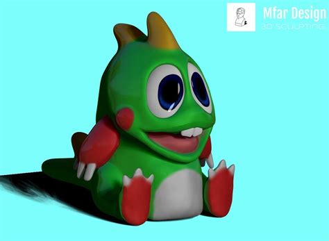 Bubble Bobble 3d Print Model Free 3d Model 3d Printable Cgtrader