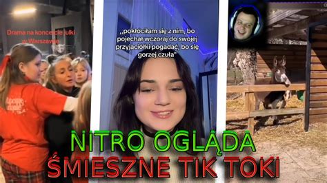 NITRO OGLĄDA ŚMIESZNE TIK TOKI 23 YouTube