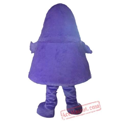 Grimace Purple Monster Mascot Costume