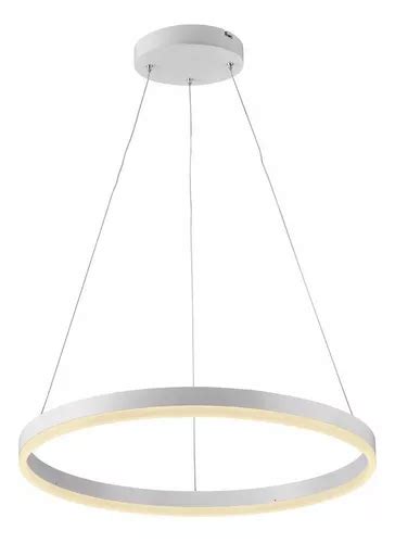 Pendente Lustre Jupiter Led Diâmetro 80cm 50w Cor Branco 110v 220v