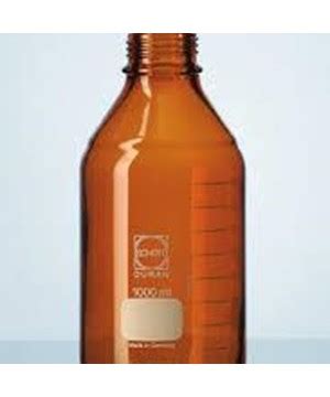 DURAN Laboratory Bottle Amber With DIN Thread GL 45 Botol Kaca Kemasan