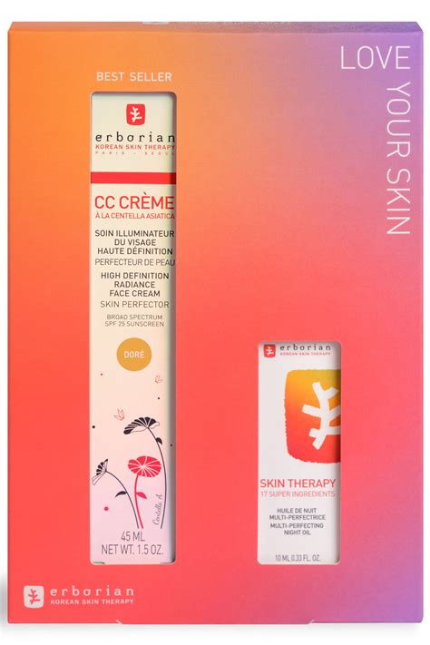 Erborian Coffret Cc Cr Me Claire Centella Oil Skin Therapy Offert