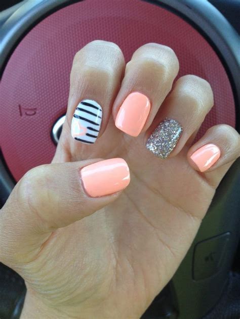 25 Cute Gel Nail Polish Designs For Ladies Sheideas Cute Gel Nails Coral Nails Toe Nails