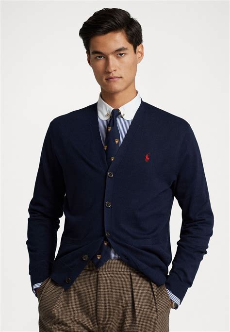 Polo Ralph Lauren Long Sleeve Cardigan Cardigan Hunter Navy