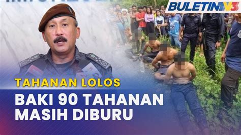 Tahanan Lolos Berjaya Ditahan Setakat Pagi Ini Youtube