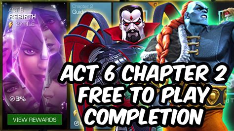 Act Chapter Free To Play Completion Marvel Contest Of