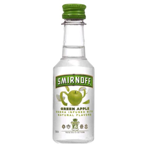 Smirnoff Green Apple Vodka 50mL | Garden Grocer