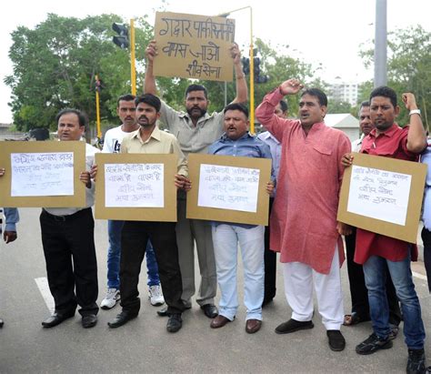 Shiv Sena Workers Demonstration