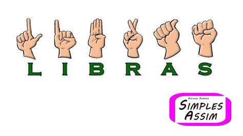 Simbolo De Libras Lingua De Sinais BRAINCP