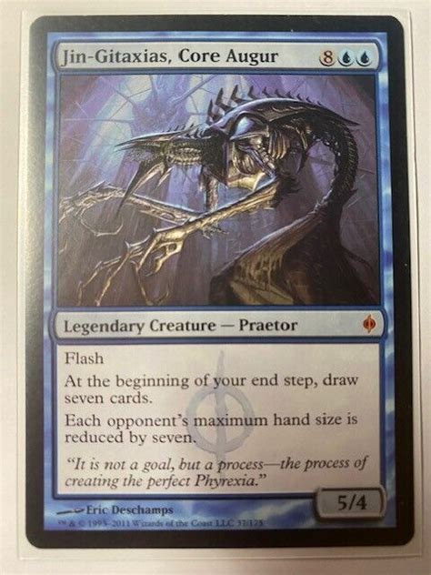 MTG Jin Gitaxias Core Augur New Phyrexia 37 175 Regular Mythic EBay