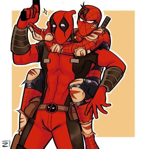 Pin By Yin Yang On Marvel And Dc Shipps In 2023 Deadpool And Spiderman Spideypool Comic