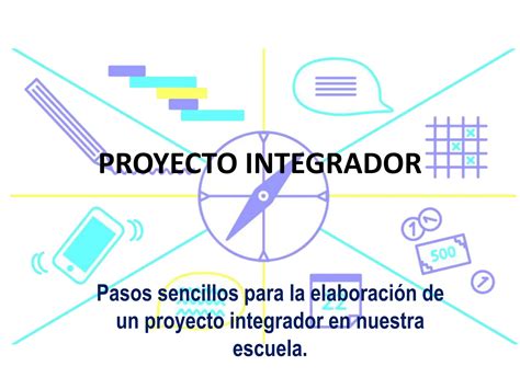 PASOS PARA ELABORAR UN PROYECTO INTEGRADOR Pptx