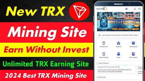 2024 Long Term Trx Mining Website New Trx Mining Site Latest Tron