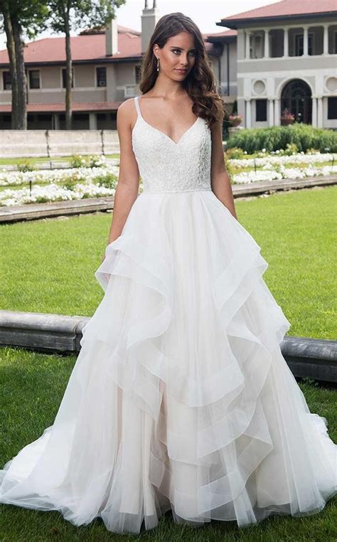 Rachel Allan Bridal M629 Tiered Sleeveless Beaded Bridal Dress Ball