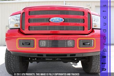 Find 2005 2007 Ford F250 F350 Super Duty Bumper Accents Billet Grille