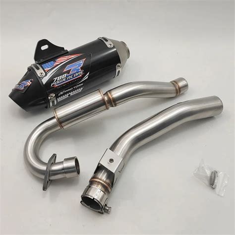 Motorcycle Exhaust Full System Front Link Pipe Hearders Escape Moto