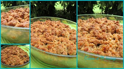 Crumble Aux Pommes Caramel Beurre Sal Et Epices Cuisine Et M Tissage