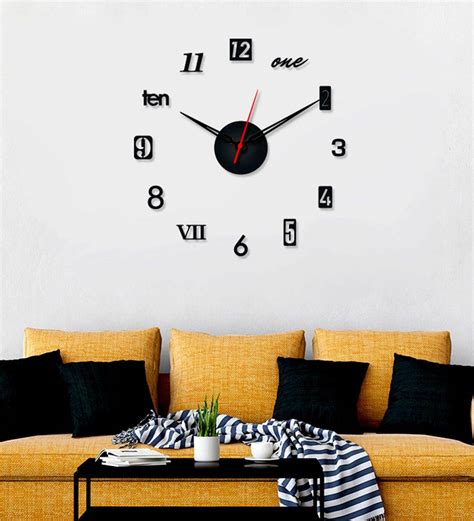 Buy Designer Numbers Wall Clock By WallMantra at 40% OFF by WallMantra | Pepperfry