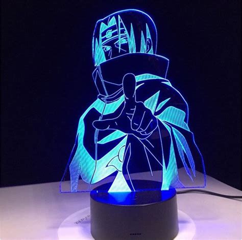 Naruto Anime Uchiha Itachi Neon Night Light Led Naruto 16 Etsy