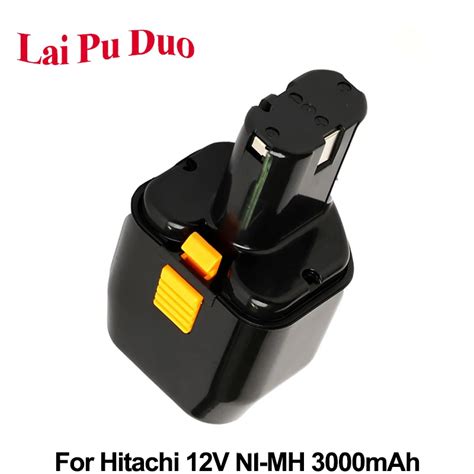 Replacement Power Tool Battery V Mah Ni Mh For Hitachi Drill