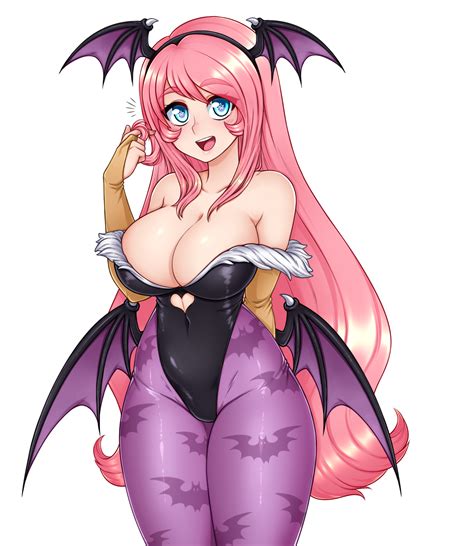 Rule 34 1girls Bat Wings Big Breasts Blue Eyes Breasts Clothing Cosplay Crossover Pairing