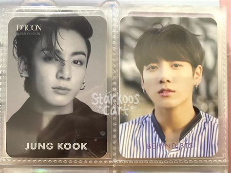 Wts Jungkook Bts Dicon Japan Photocard Behind Back To Back Hobbies