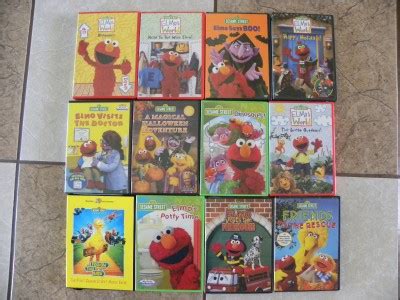 Vintage Sesame Street Vhs Lot Elmo Elmos World Picclick Hot Sex Picture