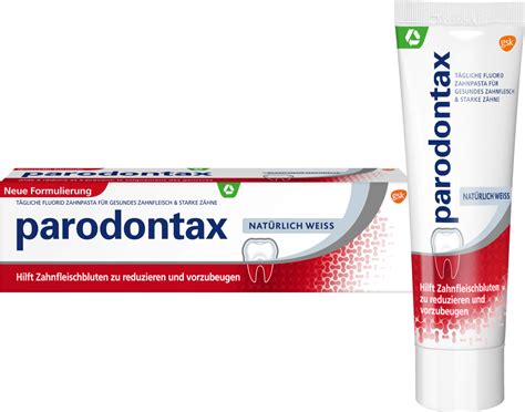 Parodontax Fluorid Zahnpasta natürlich weiß 75 ml dm at