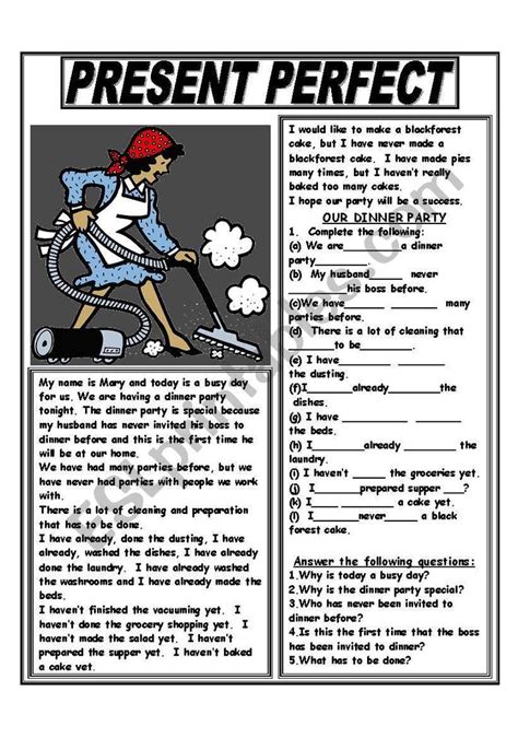 Present Perfect With Never Ever Already And Yet Esl Worksheet By Giovanni Present Perfect