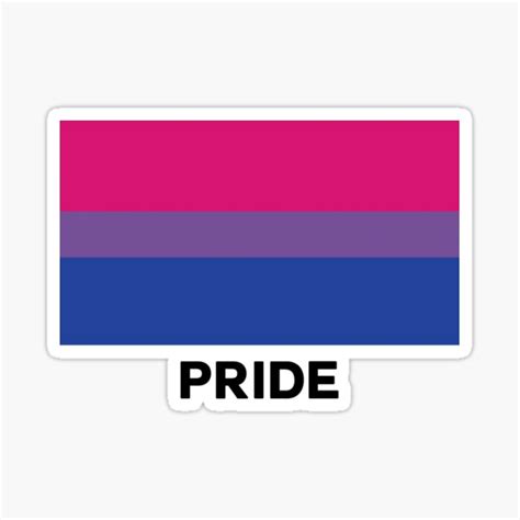 Bi Pride Sticker For Sale By Potentialslayer Redbubble