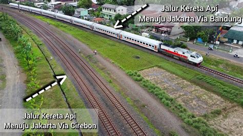 MENJELANG MUDIK JALUR CABANG RAMAI DILINTASI KERETA API UTARA SELATAN