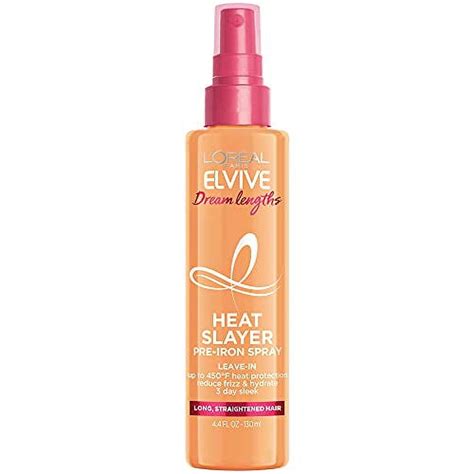 L Oreal Paris Elvive Dream Lengths Heat Slayer Pre Iron Leave In Spray