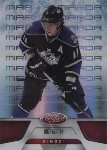 Panini Certified Mirror Red Anze Kopitar For Sale