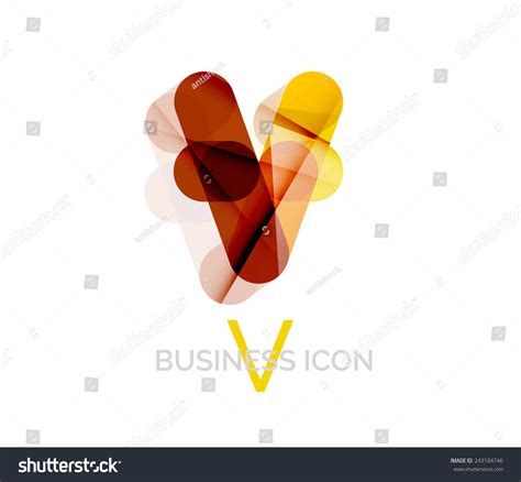 Minimal Font Letter Logo Design Isolated Stock Illustration 243104746 ...