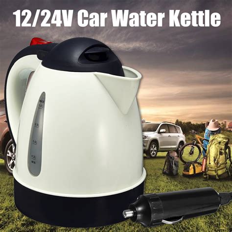 New 1000ml 12v 24v Portable Car Water Kettle Heater Warmer Travel