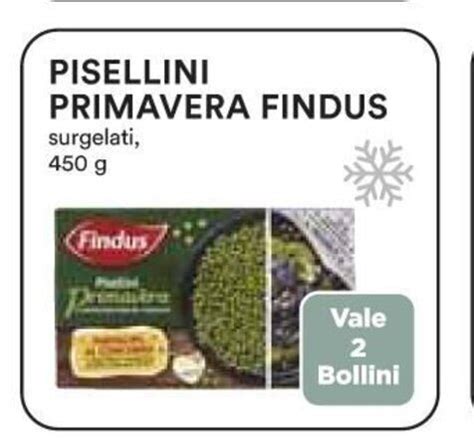 Pisellini Primavera Findus Surgelati G Offerta Di Coop