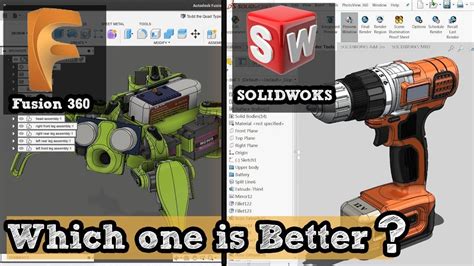 Solidworks Vs Fusion Ultimate Comparison Which Is Better