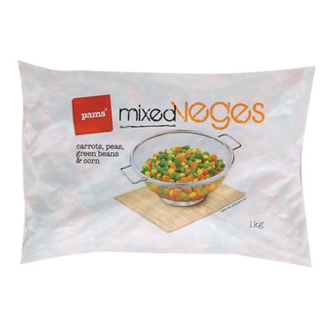 Pams Frozen Mixed Veges Kg Prices Foodme