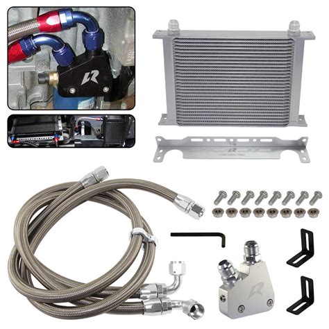 28 Row Engine Oil Cooler Kit For Corvette C7 C6 C5 LS1 LS2 LS3 6 0L 6