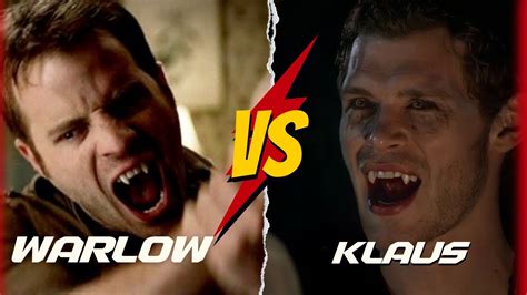 KLAUS MIKAELSON VS HÍBRIDO WARLOW DE TRUE BLOOD FADA VS VAMPIRO