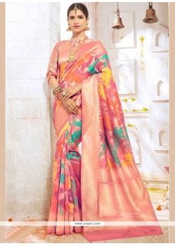 Buy Art Silk Multi Colour Traditional Saree Designer Sarees