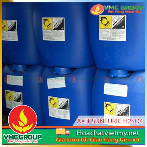 HÓA CHẤT CÔNG NGHIỆP AXIT SULFURIC H2SO4 HCVMNET HÓA CHẤT VIỆT MỸ