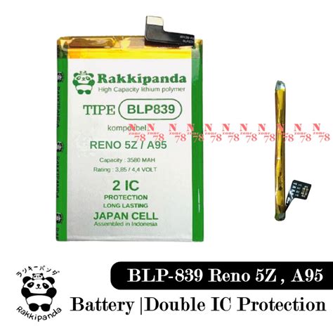 Jual Baterai Reno Z A Blp Blp Double Ic Protection Shopee