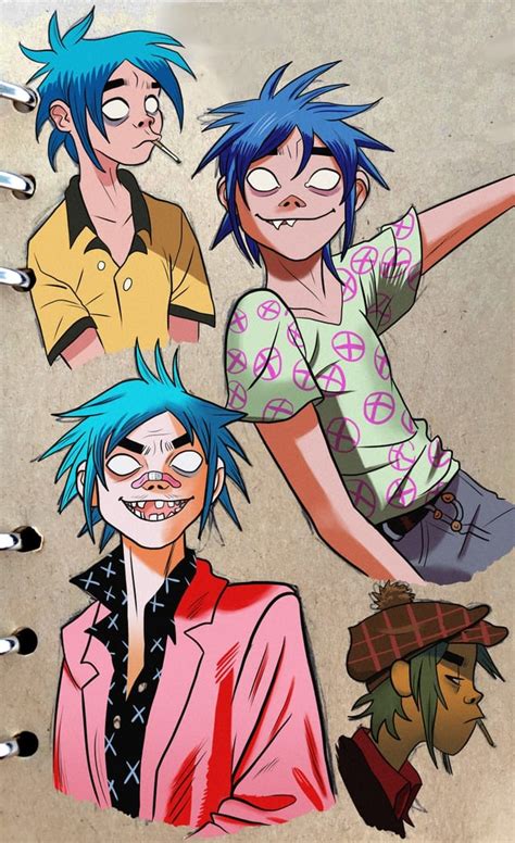 2 D Fanart Pt22 By Bibimurphy Rgorillaz