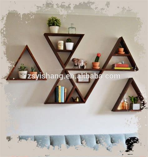 New Design Wall Mount Triangle Bookshelf For Storage Buy Bookshelf