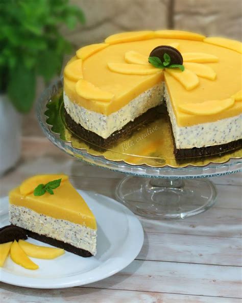 Sernik Chia Z Mango Mango Dessert Cake Baking Recipes Delicious