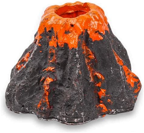 Nge Aquarium Volcano Ornament Realistic Fish Tank Volcano Ornaments For