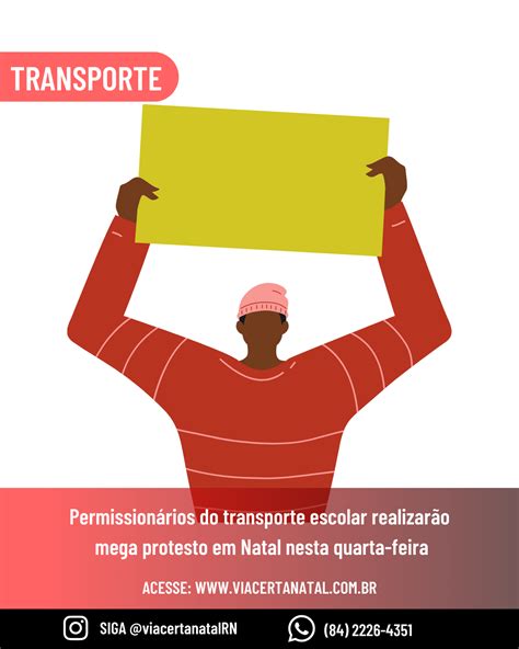 Permission Rios Do Transporte Escolar Realizar O Mega Protesto Em Natal