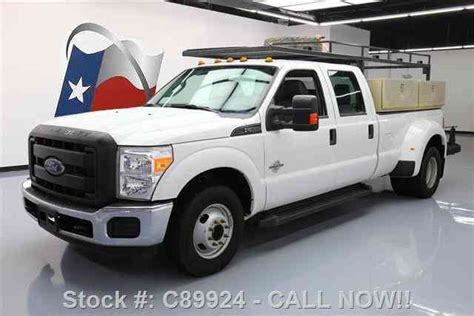 Ford F 350 Crew Diesel Drw Service Utility 2015 Utility Service Trucks